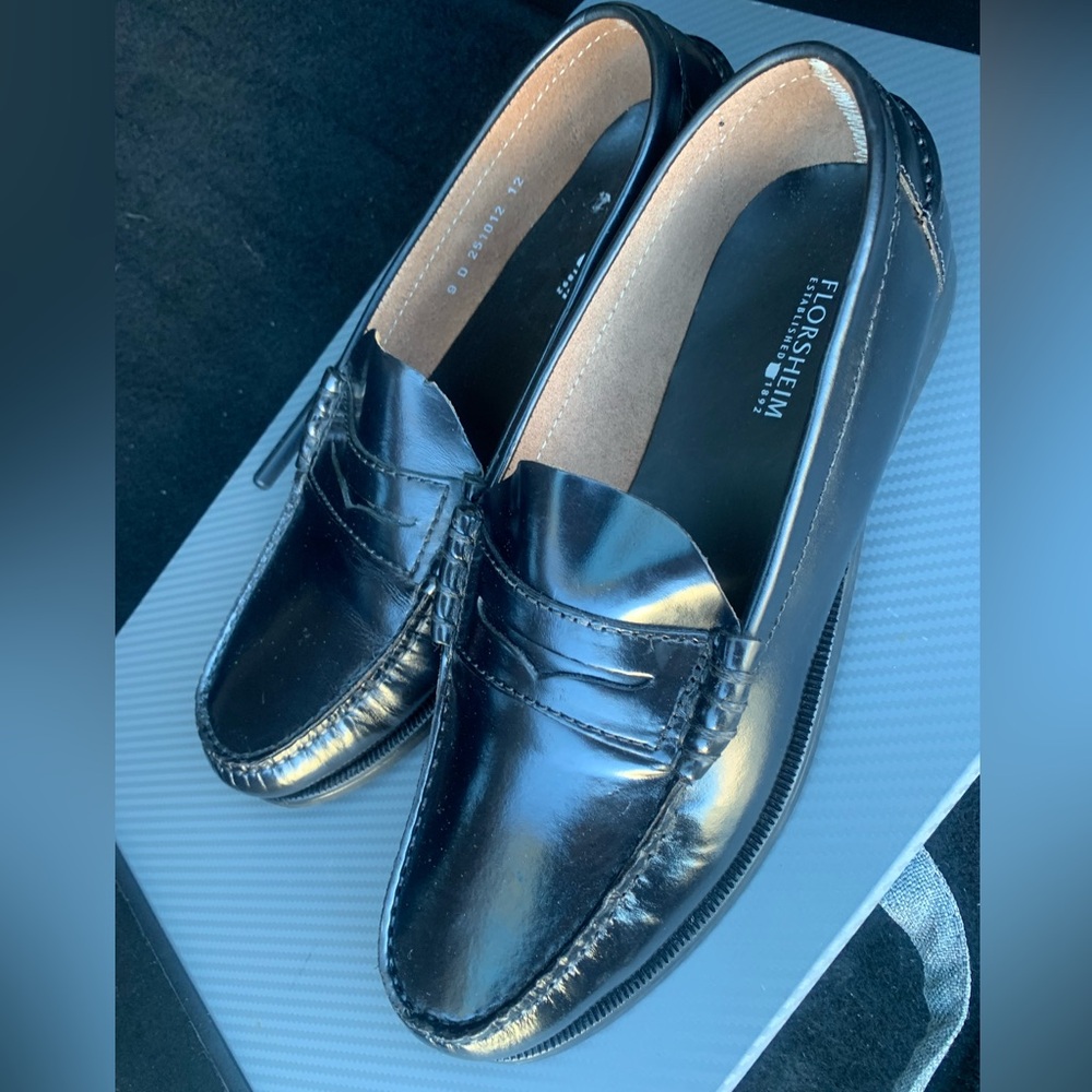 Florsheim Men Black Shoe size 9
